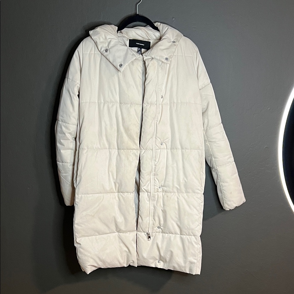 Vero Moda Off-White Quilted Jacket